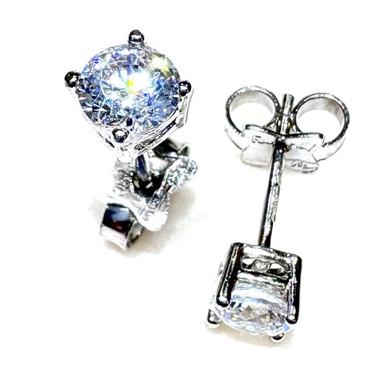 Boucles d'oreilles Sommer Femme Punto luce in Or blanc Cubic Zirconia P.L. ZIRC PI S/Z 0.90 B 4P - P.L. ZIRC PI S/Z 0.90 B 4P